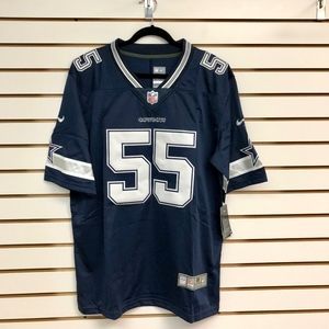 Dallas Cowboy # 55 Leighton Vander Esch Navy (M)